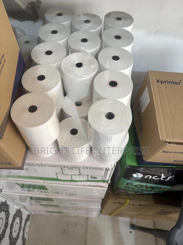 Thermal Roll Paper 80x80mm 10 Pcs