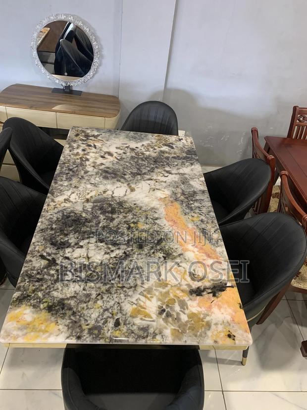 A Beautiful 6 Seater Dining Set, With a Golden Designs photo 3