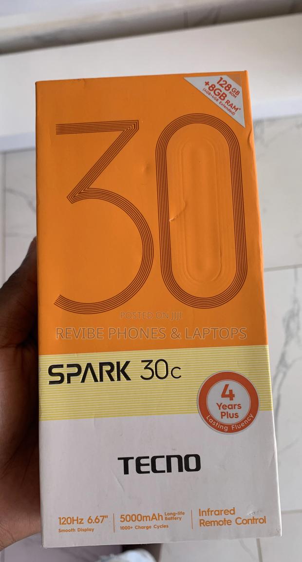 New Tecno Spark 30C 128 GB Black