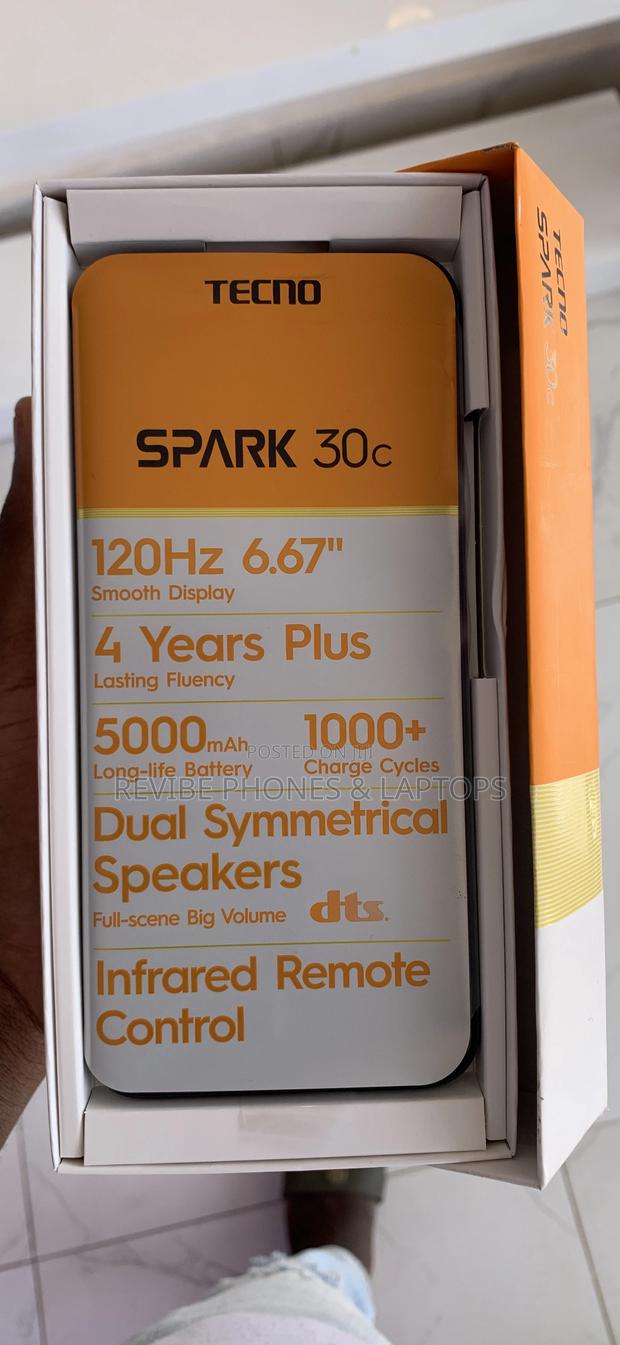 New Tecno Spark 30C 128 GB Black photo 2