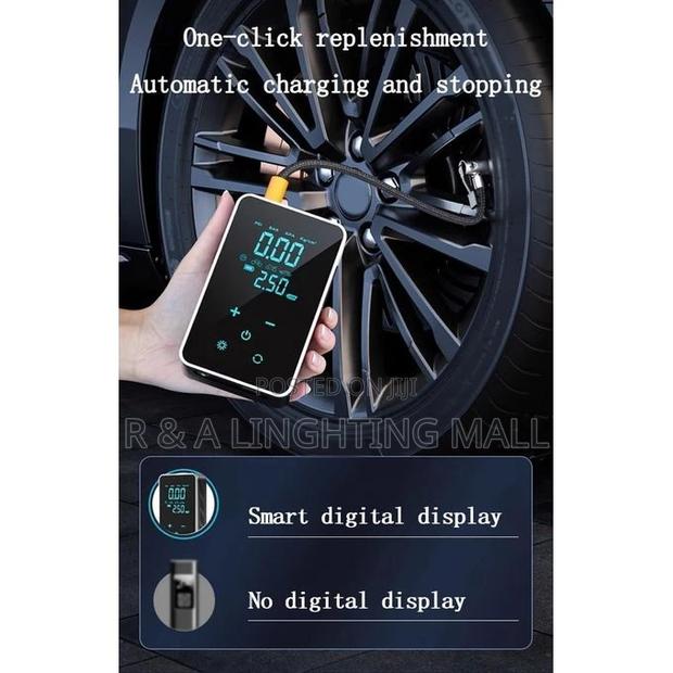 Portable Car Battery Jump Starter With Air Compressor