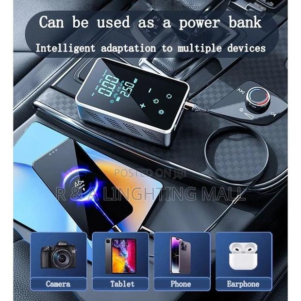 Portable Car Battery Jump Starter With Air Compressor photo 3