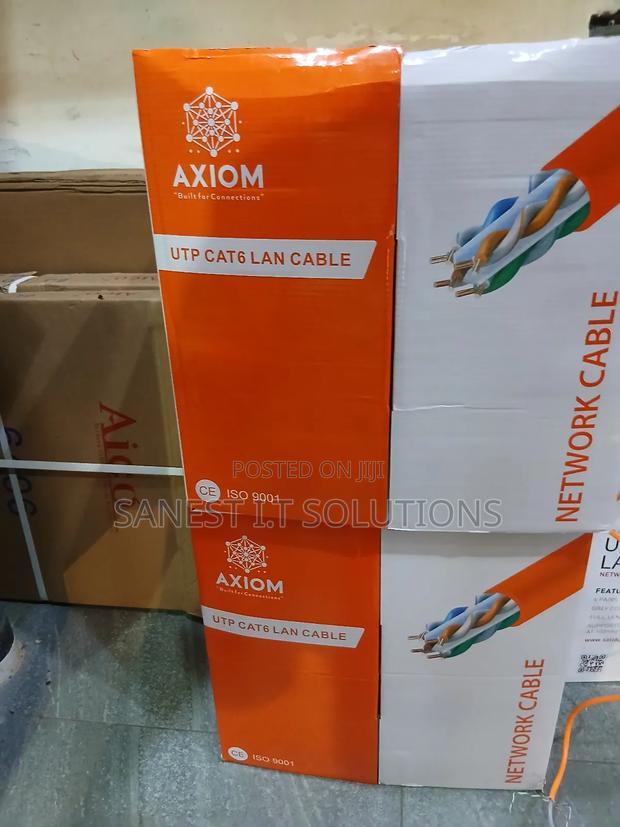 Axiom Cat6 Network Lan Cable 305 Meters photo 2