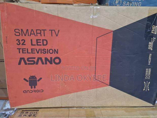 High-Quality Asano 32 Inches Smart Satellite Digital Hd Tv-Black photo 2
