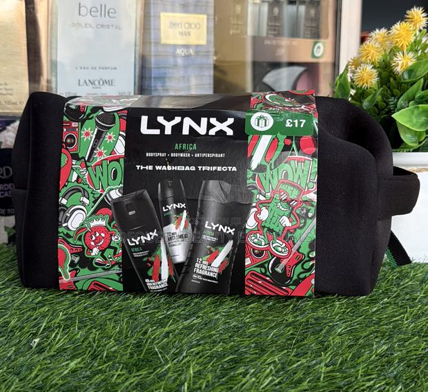 Lynx Wash Bag Trifecta Set