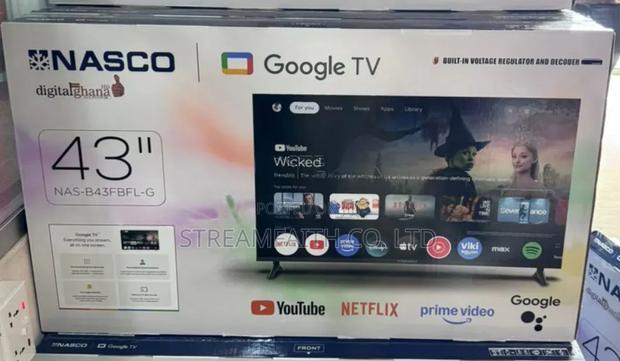 Nasco 43 Inch Frameless Smart Android Google Tv (Nas-b43fbfl-g)