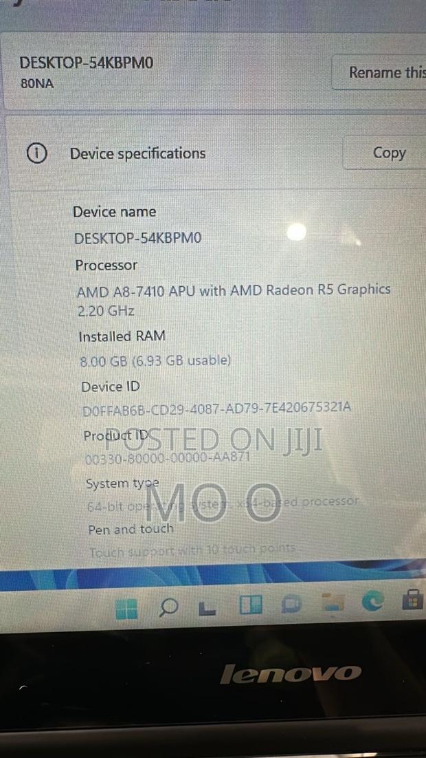 Laptop Lenovo Yoga 330 8GB AMD A8 HDD 750GB photo 3