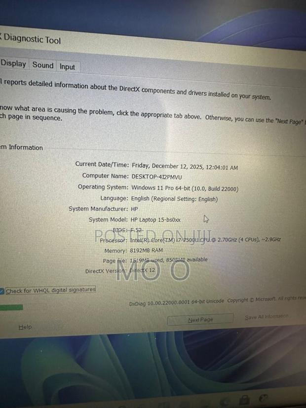 Laptop HP Pavilion 15 8GB Intel Core I7 HDD+SSD 1T photo 5