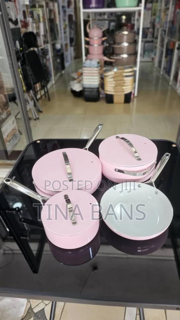 4set Non Stick Ceramic Pots photo 2