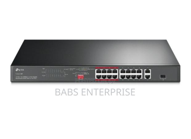 Tp-link Tl-sl1218p 16-port 10/100 2port Gigabit Rackmount Switch Poe+