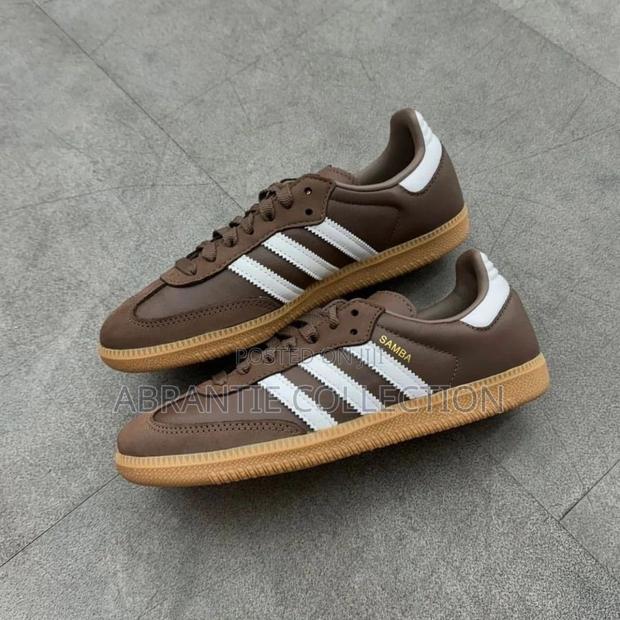 Adidas Samba Leather Brown Sneakers · Photo 3