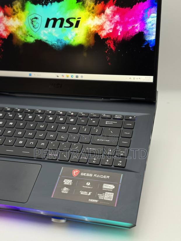 Laptop MSI GE66 Raider 16GB Intel Core I7 SSD 512GB photo 3
