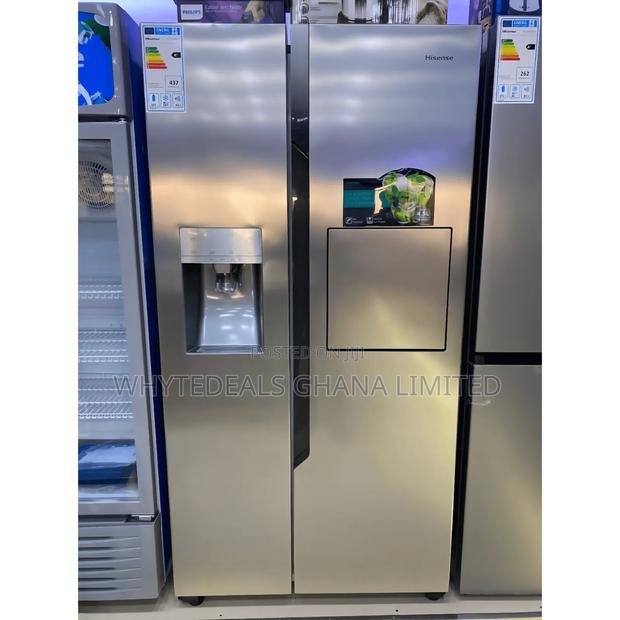 Hisense 670ltr Side By Side Refrigerator| French Door| Water Dispenser photo 2