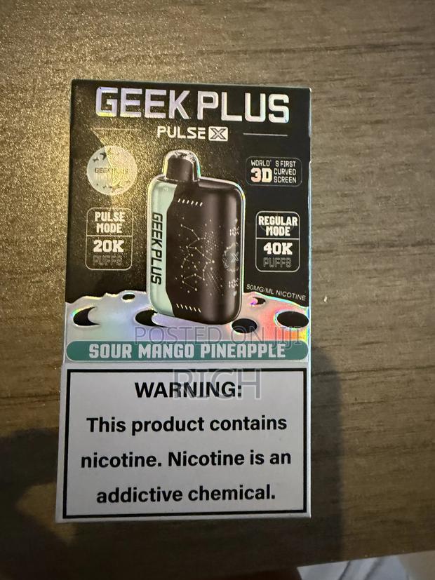 Geek Bar Plus Pulse X 40,000 Puffs Disposable Vape photo 6