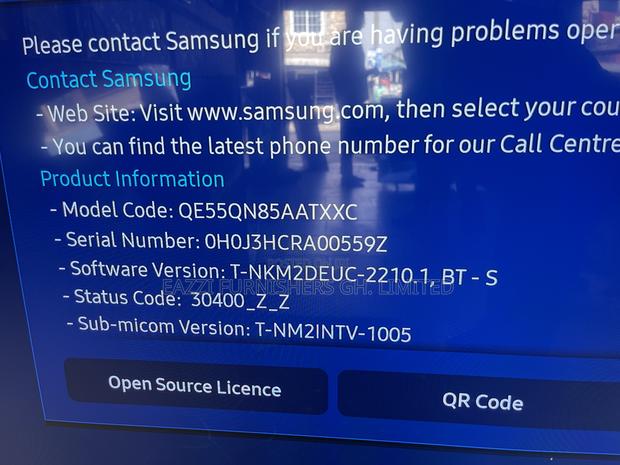55qn85a Neo Qled Samung 55 Inch Plus Active Uhd HDR Vivid Colour Tv photo 3