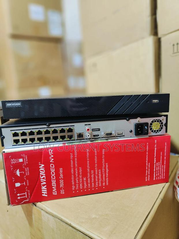 Hikvision Ds-7616ni-Q2/16p(E) 16ch NVR Poe Ip Recorder · Photo 1