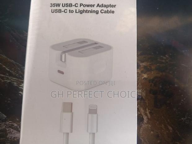 iPhone Type C Fast Charger, 3-pin, Premium Quality