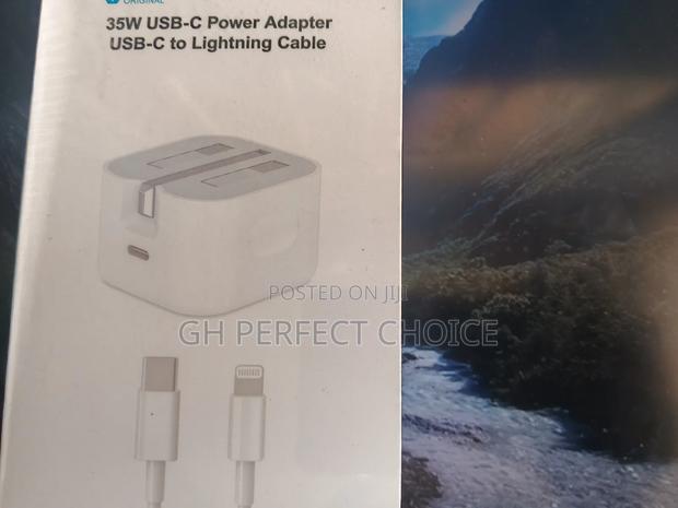 Premium Quality iPhone Type C Fast Charger, 3-pin