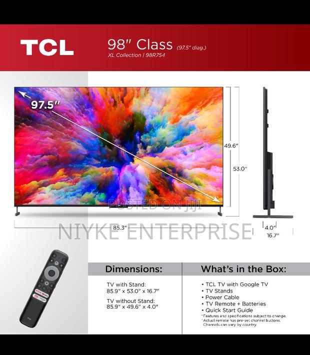 Quality Tcl 98 Inches Tv Qled Uhd 4k Resolution photo 2