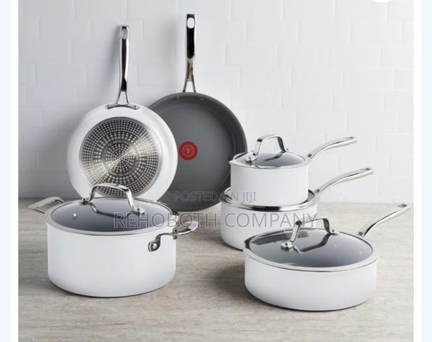 Tefal Excellence Ceramic Non-Stick Cookware Set, 10-Piece