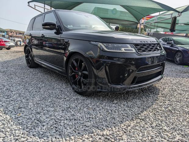 Land Rover Range Rover Sport SVR 4x4 2020 Black photo 4