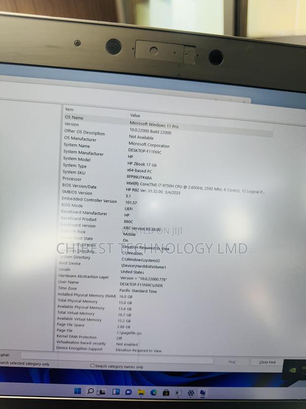 Laptop HP ZBook 17 G6 16GB Intel Core i7 HDD+SSD 1.5T photo 15