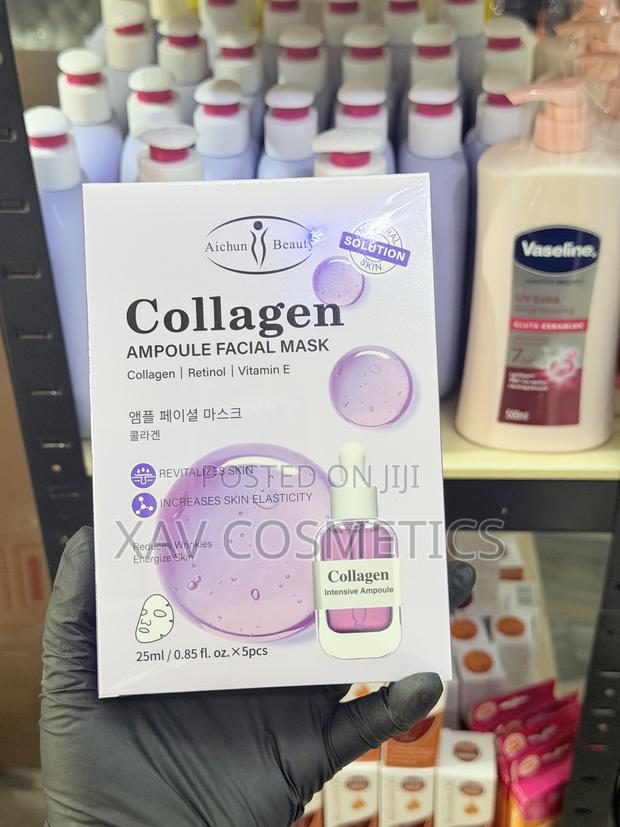 Facial Sheet Mask Collagen Ampoules (5pcs) · Photo 2