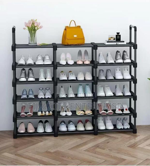 6-Tier Metal Shoe Rack Organizer.