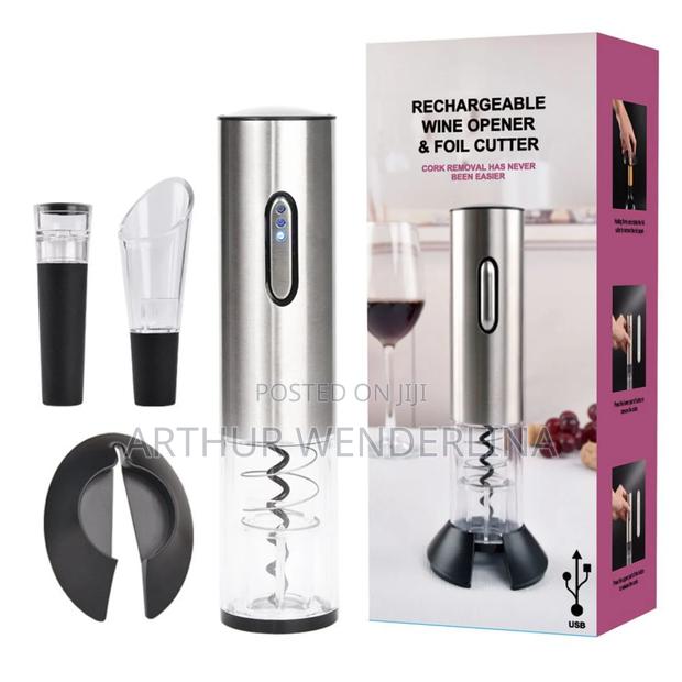 Rechargeable Wine Opener and Foil Cutter