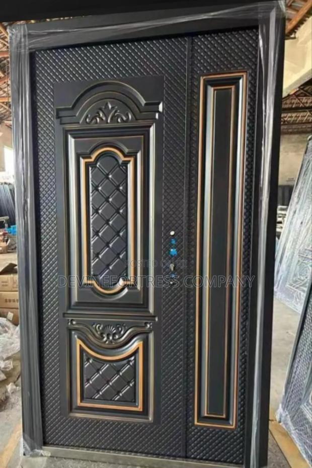 High Quality Sed Anti Rust Door For All Buildings//Gold//Black