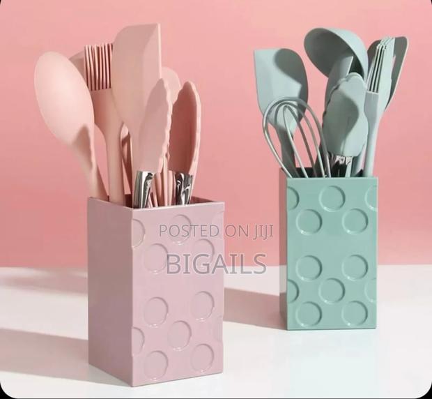 Kitchen Appliance Silicon Spoon Set