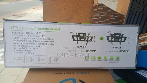 Adjustable Dual Arm Tv Wall Mount 40-80inch Cp501 photo 3