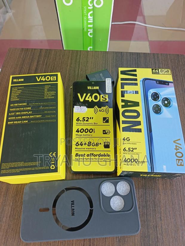 New Villaon V40s 64 GB Black