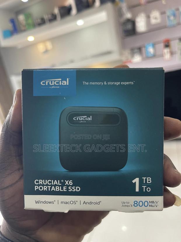 Crucial X6 1tb Portable External SSD 1000gb Ct1000x6ssd9
