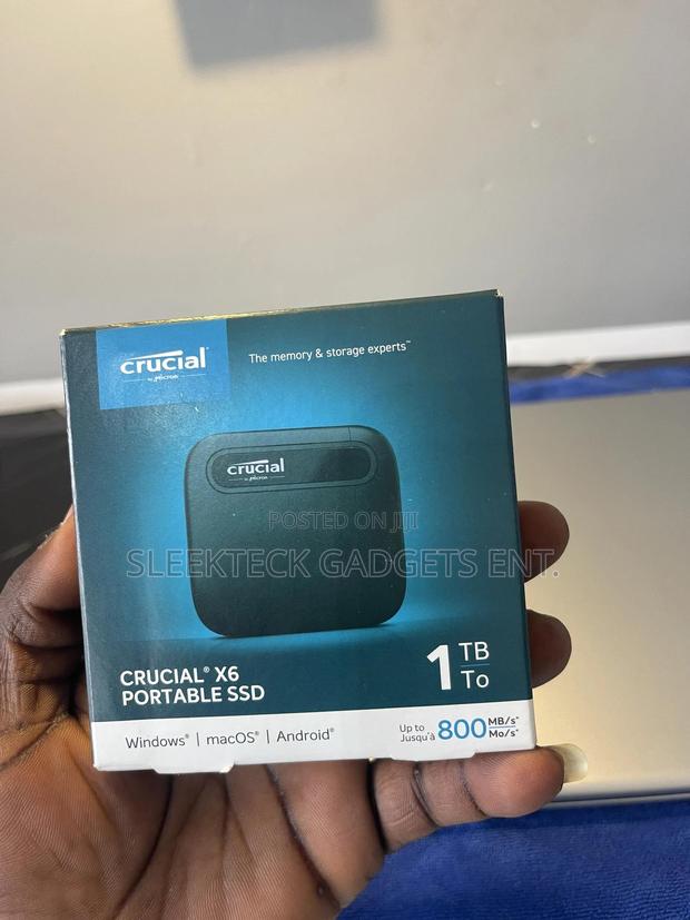 Crucial X6 1tb Portable External SSD 1000gb Ct1000x6ssd9 photo 2