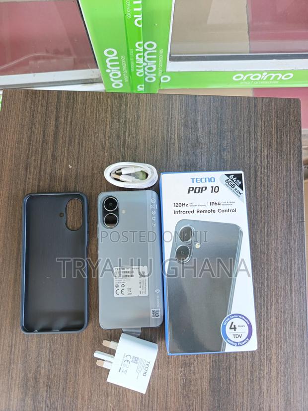 New Tecno Pop 10 64 GB Black photo 2