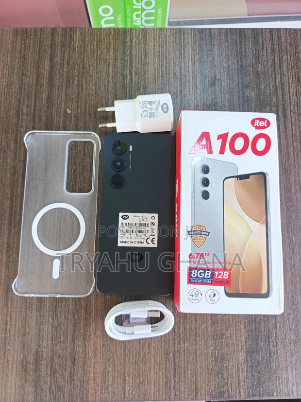 New Itel A100 128 GB Black photo 2