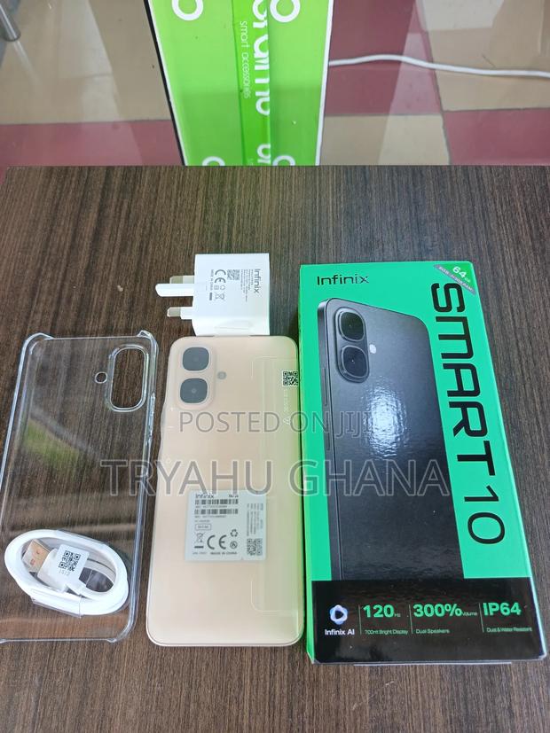 New Infinix Smart 10 64 GB Gold photo 2