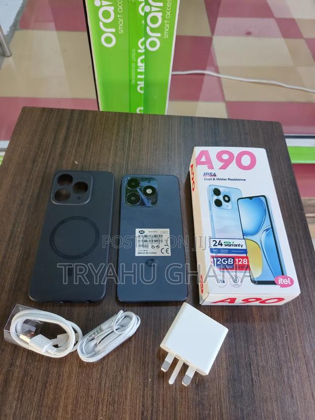 New Itel A90 128 GB Black photo 2