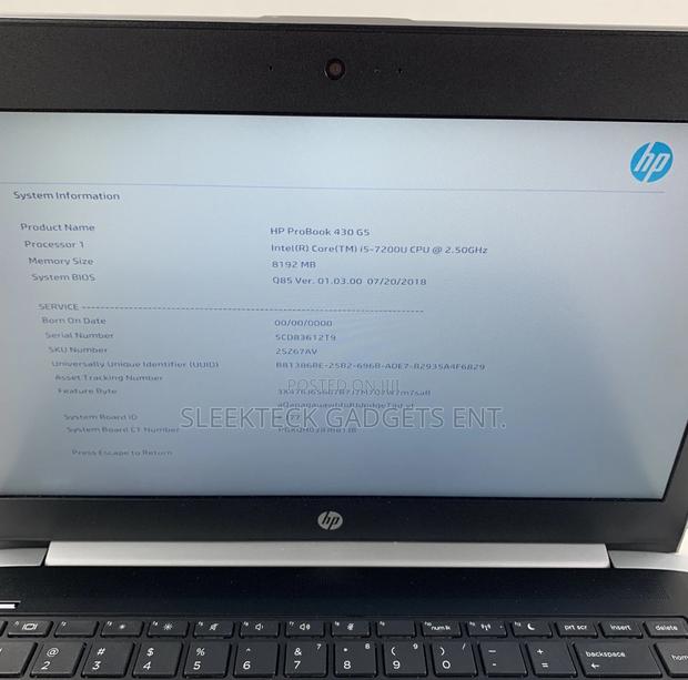 Laptop HP ProBook 430 G5 8GB Intel Core I5 SSD 256GB photo 3