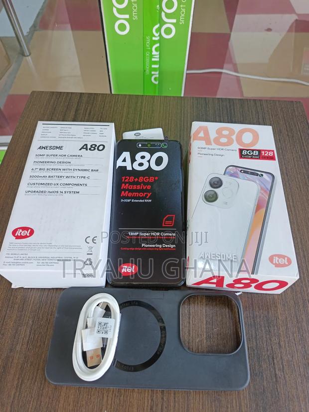 New Itel A80 128 GB Blue