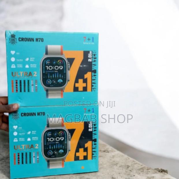 Crown H70 7 +1 Ultra 2 Smart Watch (7 Straps )(537389) photo 2
