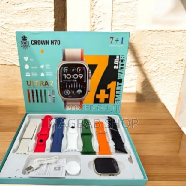 Crown H70 7 +1 Ultra 2 Smart Watch (7 Straps )(637383) photo 2