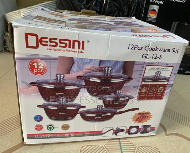 Dessini 12pcs Non-Stick Cookware Set – Strong Durable