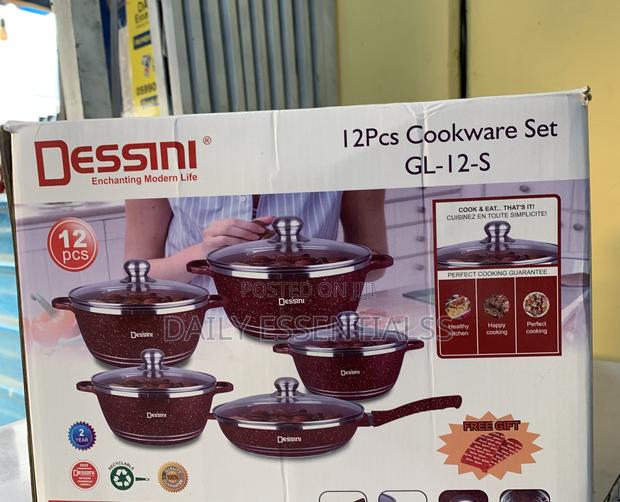 12pcs Dessini Cooking Set – Heavy Long-Lasting