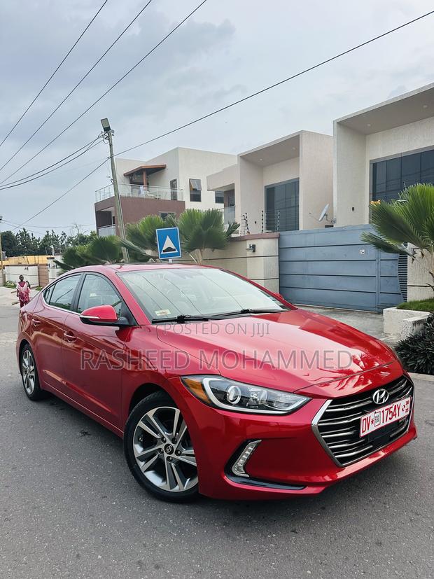 Hyundai Elantra Limited 2018 Red