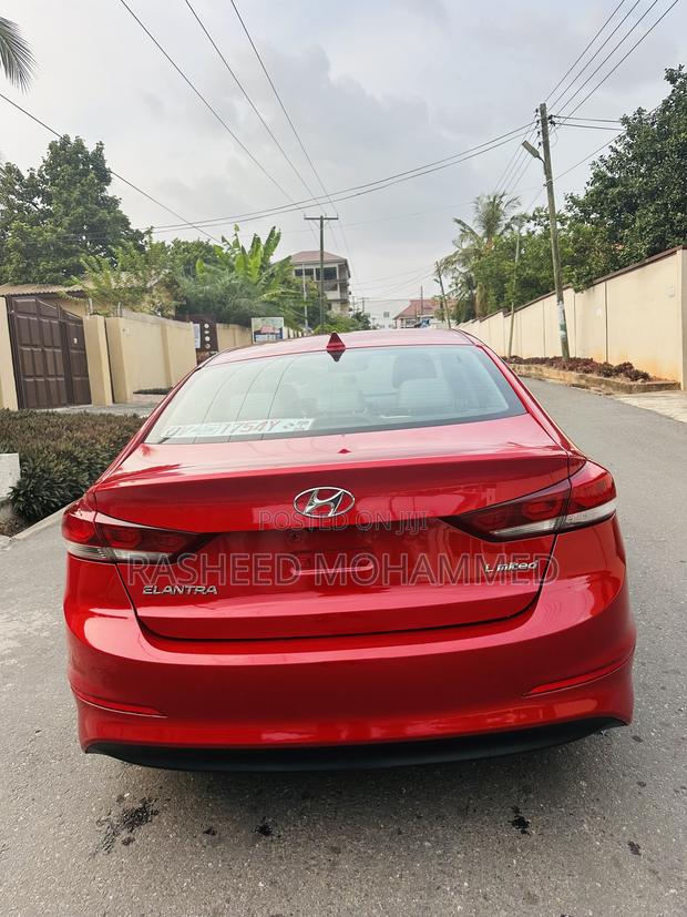 Hyundai Elantra Limited 2018 Red