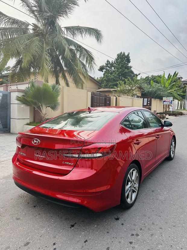 Hyundai Elantra Limited 2018 Red