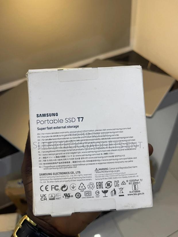 Samsung Portable SSD T7 1tb Usb-C Encrypted External Solid State Drive photo 3