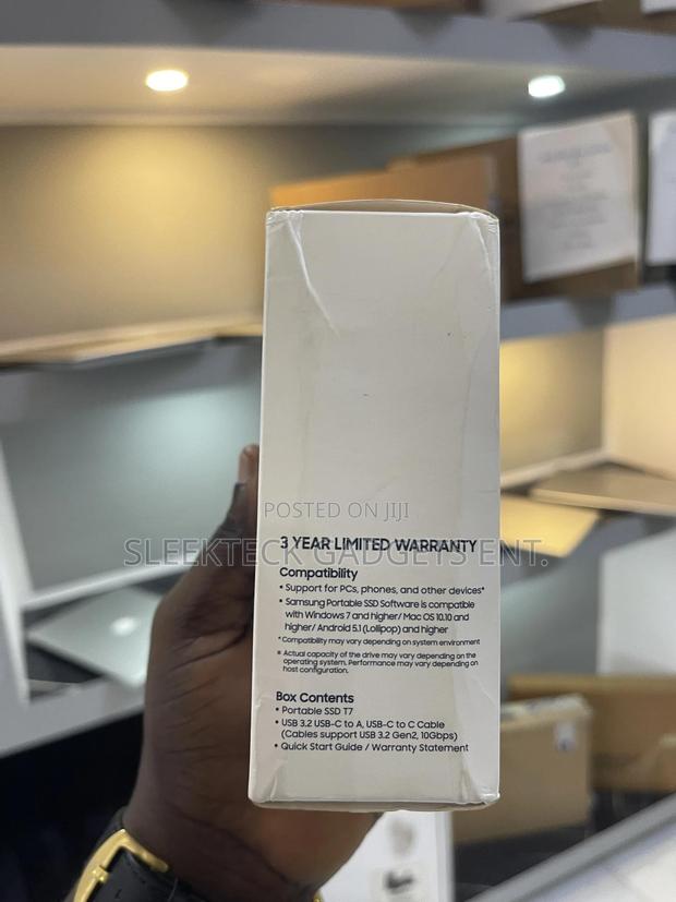 Samsung Portable SSD T7 1tb Usb-C Encrypted External Solid State Drive photo 6